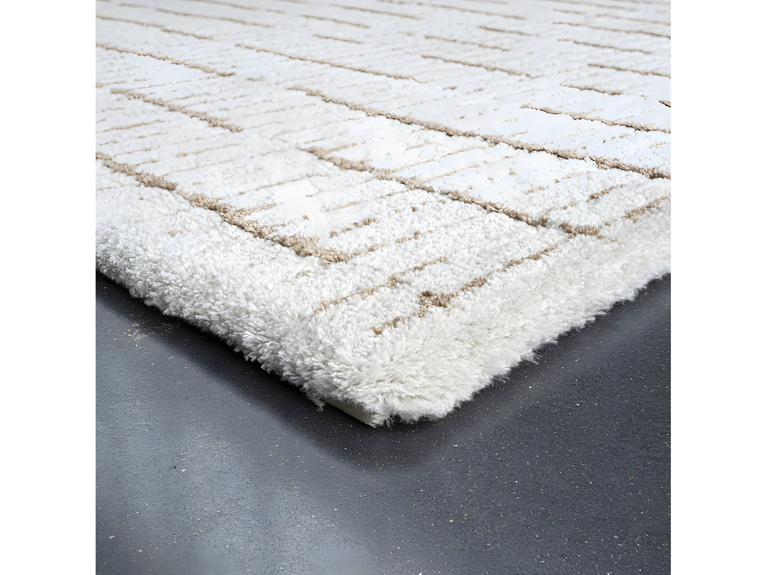 Adélaïde II - Tapis contemporain -  Écru - 200x290cm