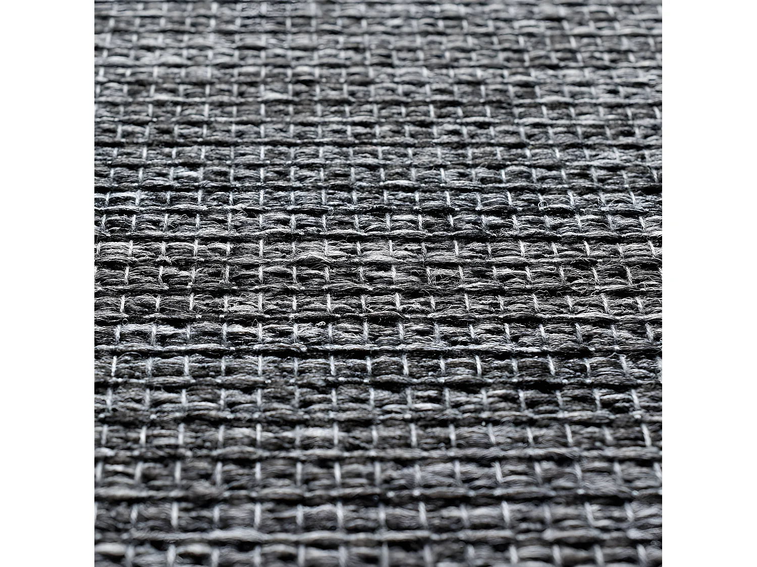 Nelson II - Tapis intérieur et extérieur -  Gris anthracite - 120x170cm