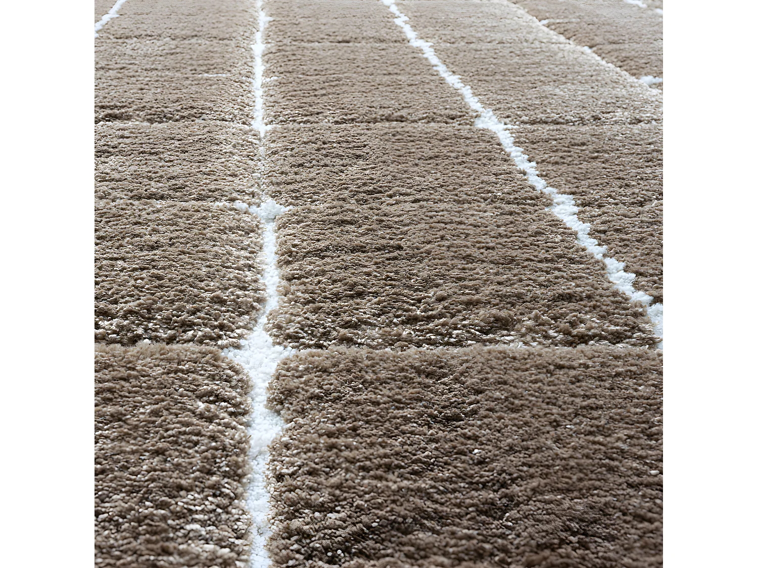 Byron I - Tapis contemporain -  Brun - 160x230cm