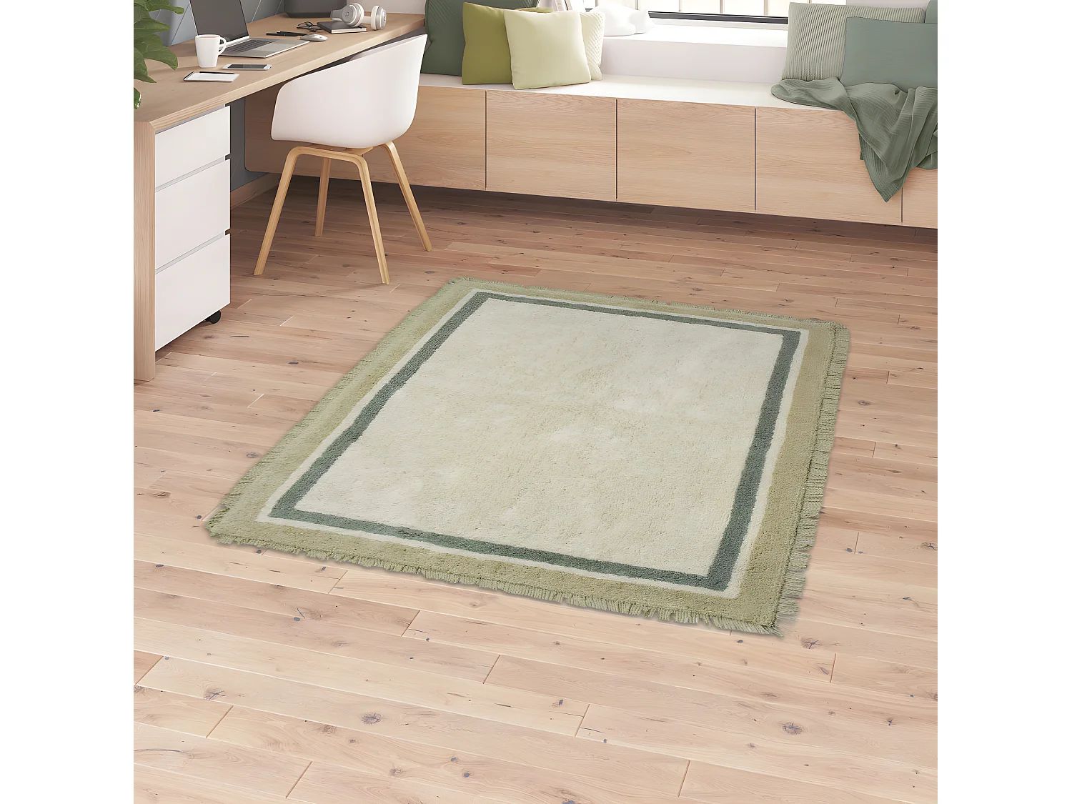 Franja - Tapis ethnique -  Vert - 120x170cm