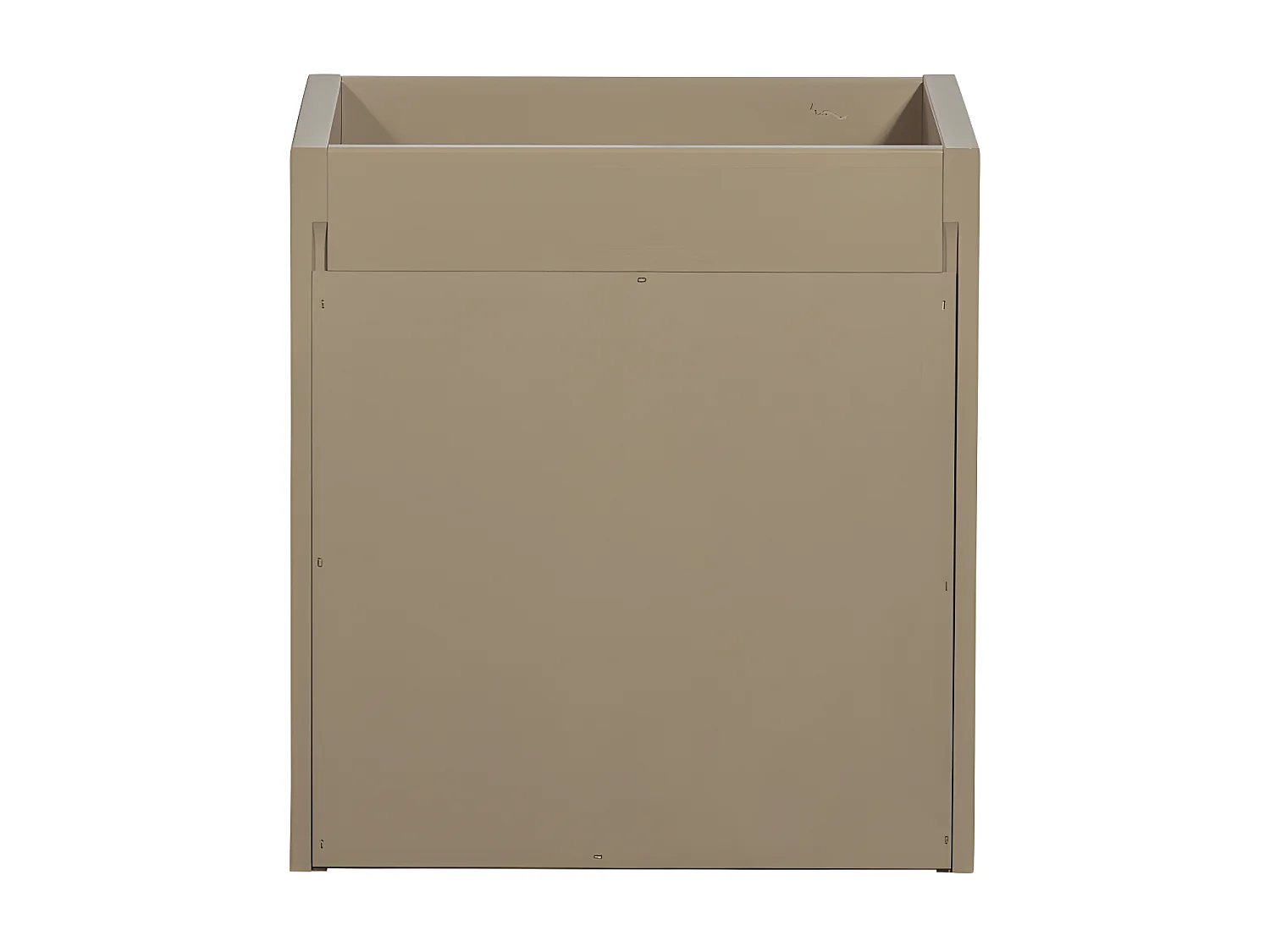 Turner - Meuble de rangement vinyles en bois - Beige