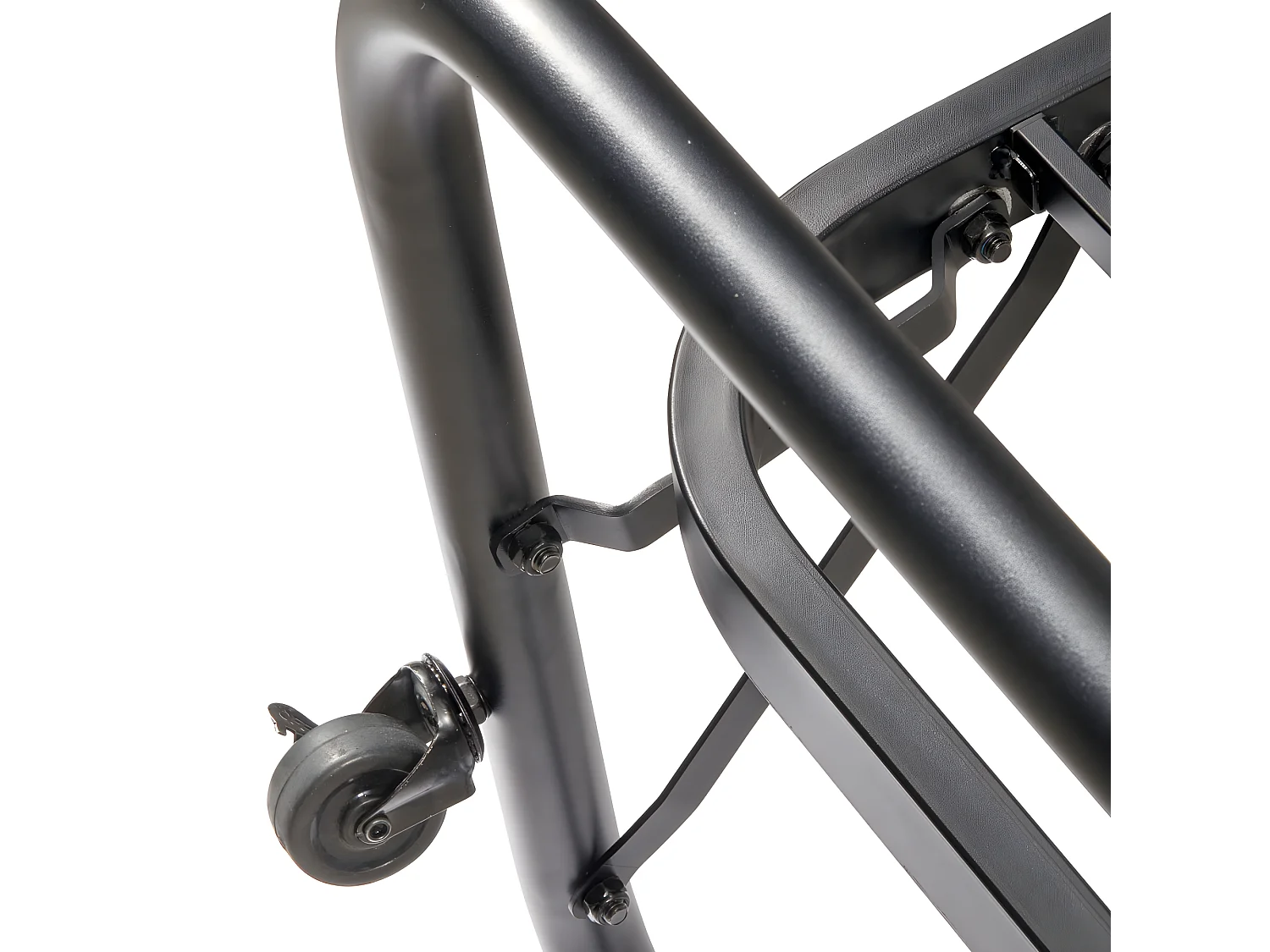 Lucy - Lit en métal pliable 90x200cm - Noir