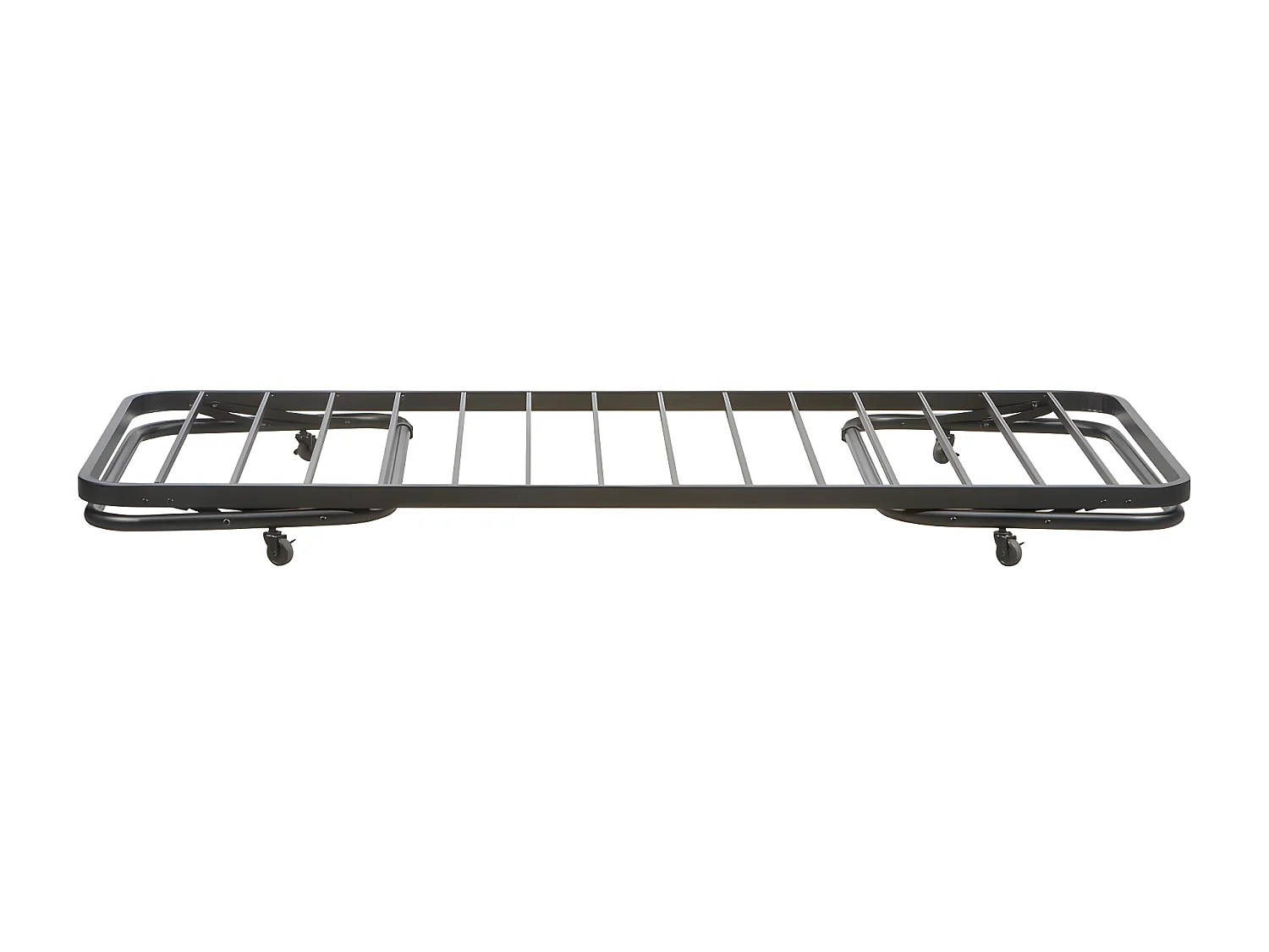 Lucy - Lit en métal pliable 90x200cm - Noir