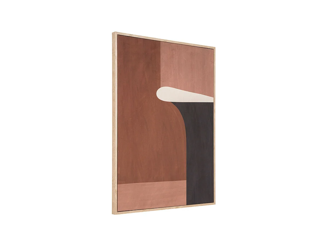 Cape Town NO 2 Leinwanddruck mit Rahmen 50x70cm braun, beige.