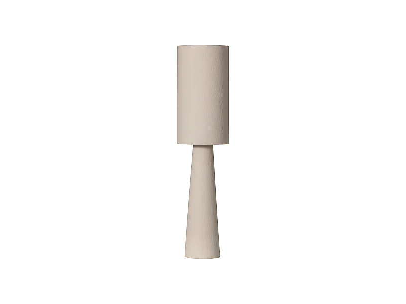 Loft - Lampadaire en tissu bouclette H90cm - Beige