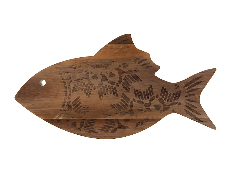 Planche Poisson Keola en bois