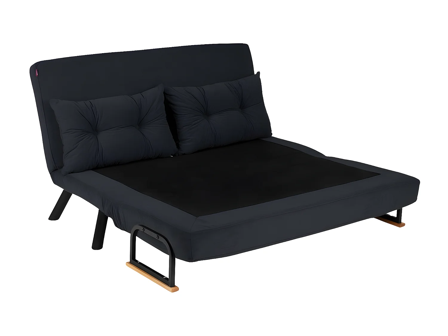 Canapé 2 places convertible en tissu Sando