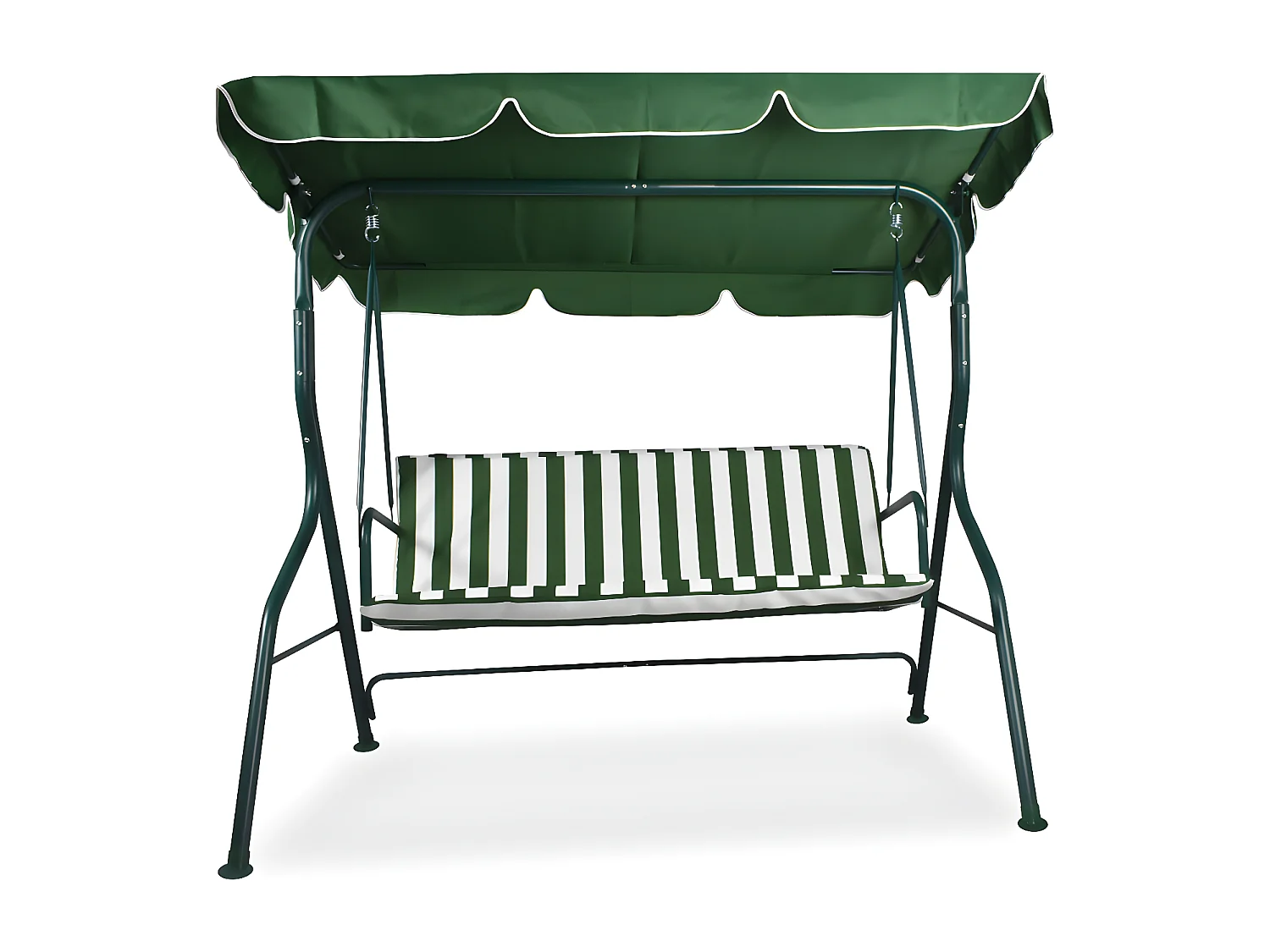 Balançoire De Jardin Terrasse Balançoire Trois Sièges 170x110xh152 Cm