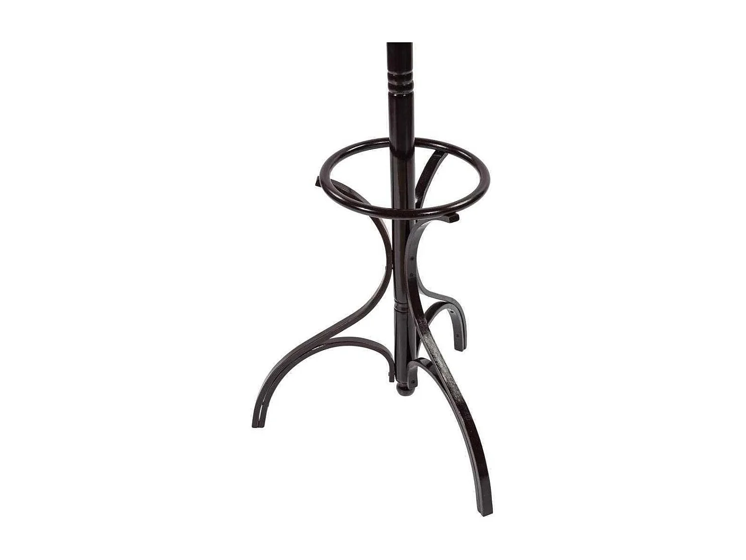 Porte-manteau sur pied en noyer noir 31x44x179 cm (hauteur)