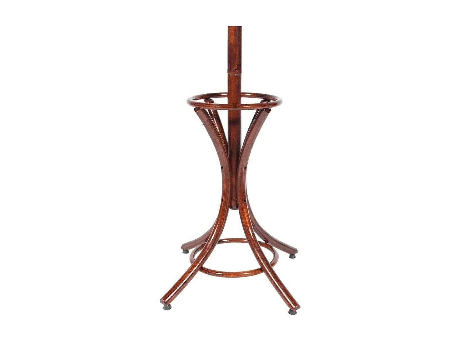 Cabide de madeira marrom 53x39x187hcm