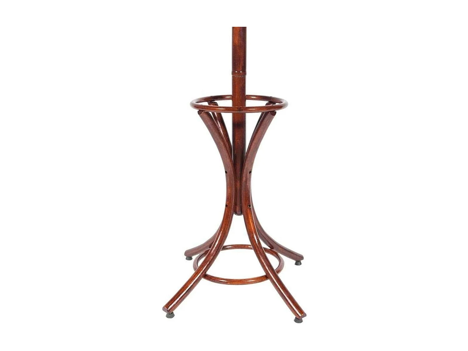 Appendiabiti da terra in legno marrone 53x39x187hcm