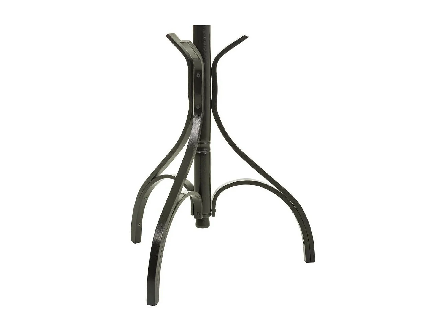 Braune Standgarderobe aus Holz, 45x45x182h cm