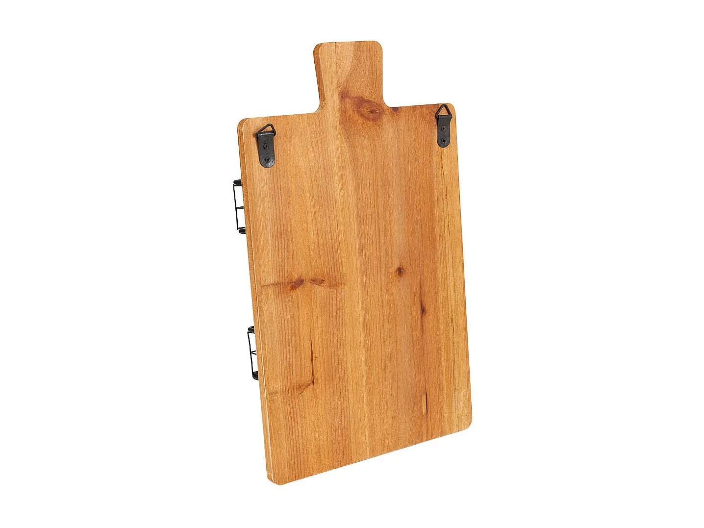 Appendiabiti con ripiani in legno e metallo marrone 23x6,5x38,5h