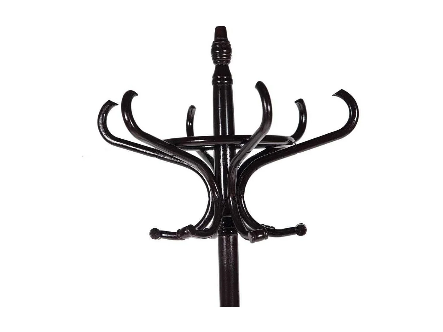 Perchero de pie de madera marrón 53x39x187hcm