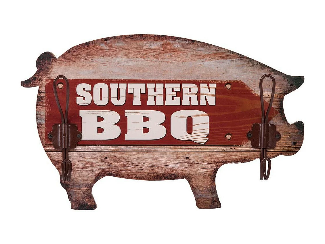 Cabide de parede para porco 21x34 cm