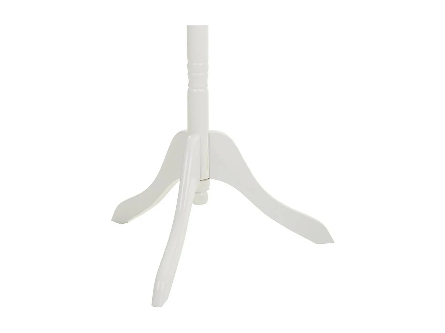 Appendiabiti da terra in legno bianco 44x44x172h