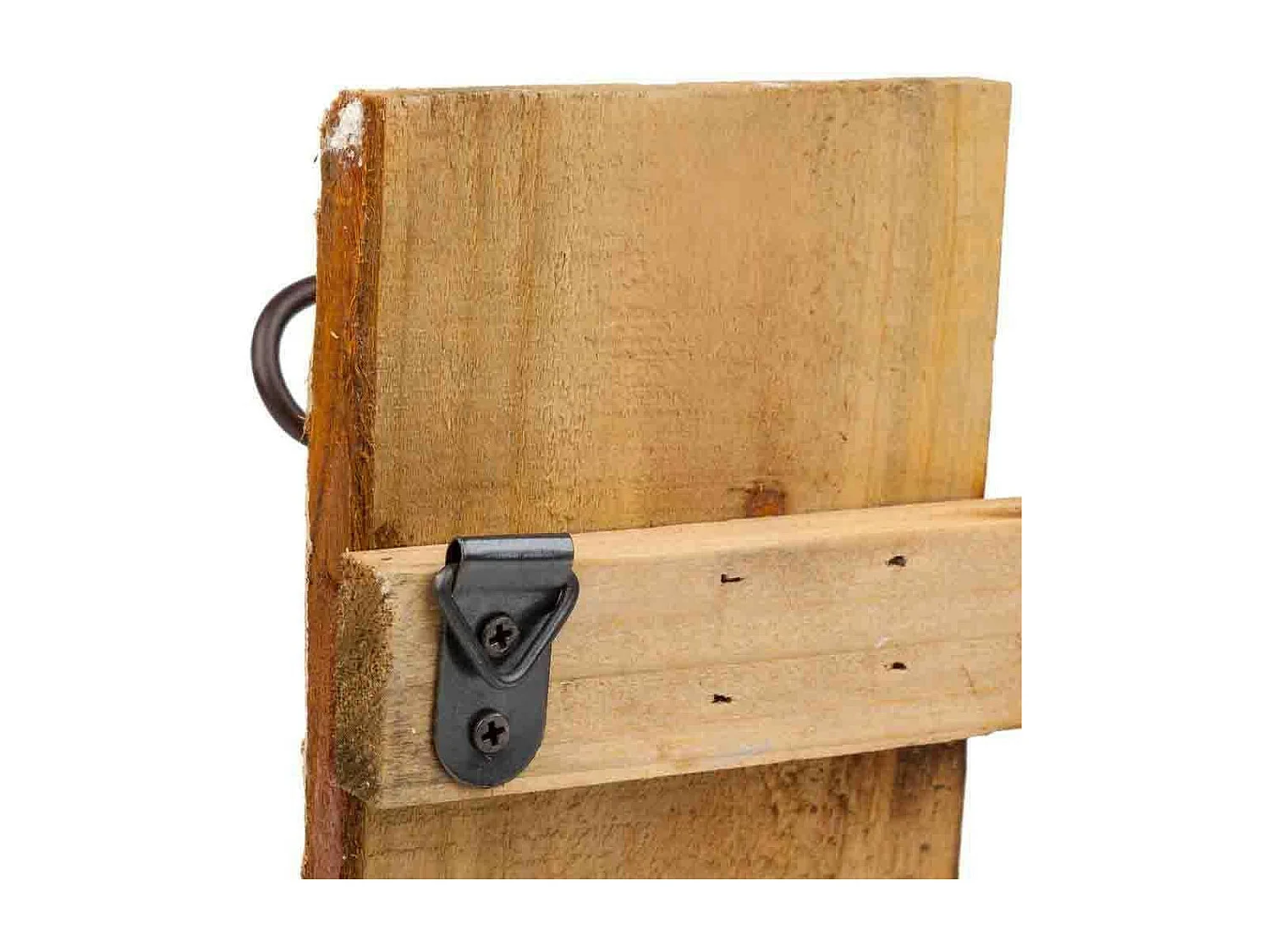 Kleiderbügel aus Holz mit 5 Haken 60x10x23h cm