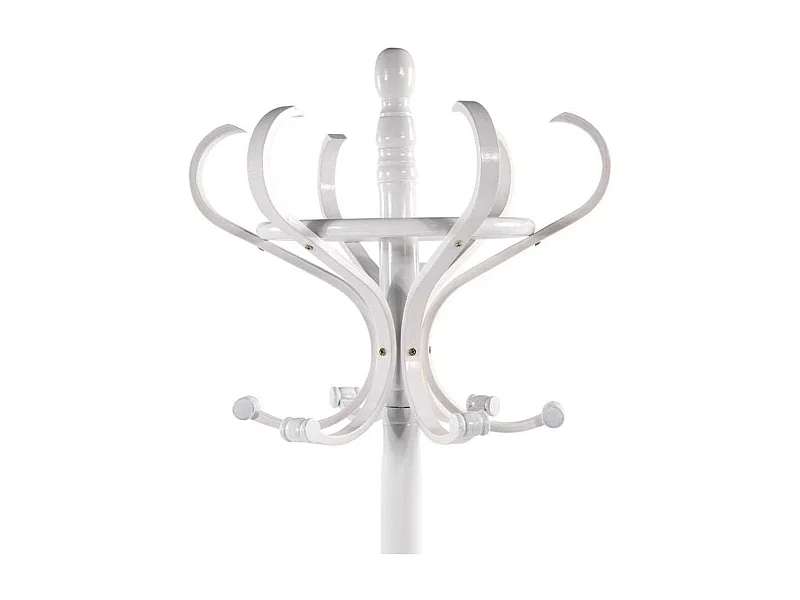 Cabide de madeira branco 31x44x179hcm