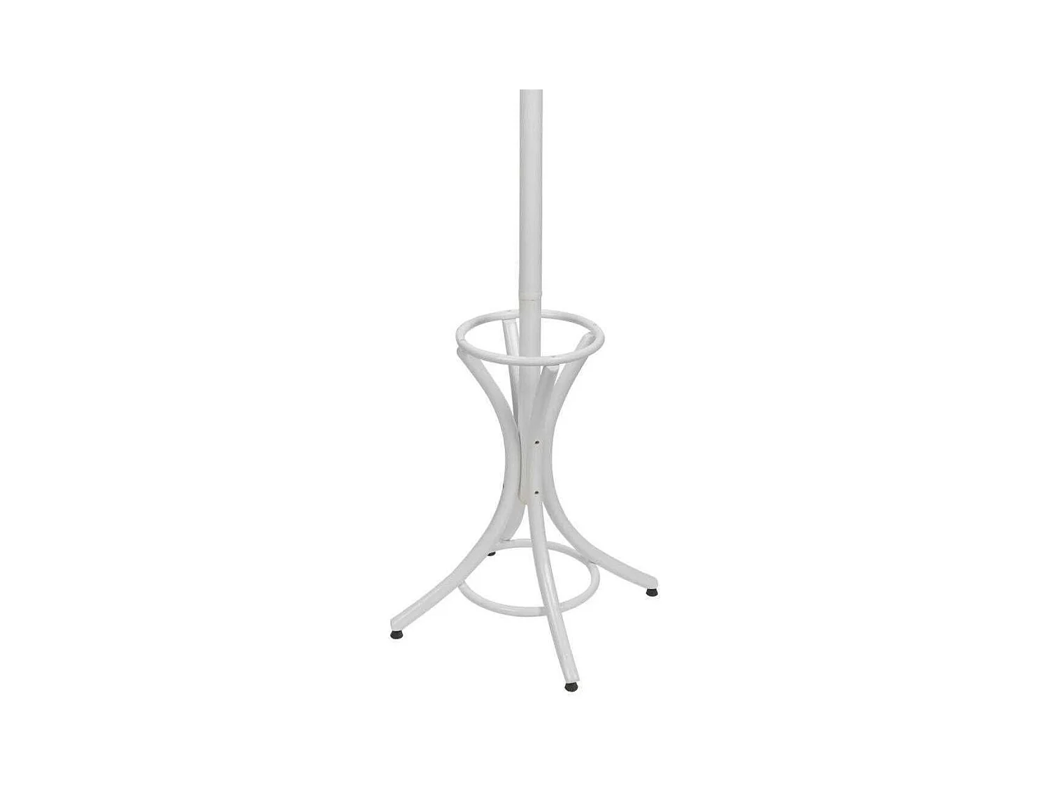 Porte-manteau sur pied blanc en bois 53x39x187h