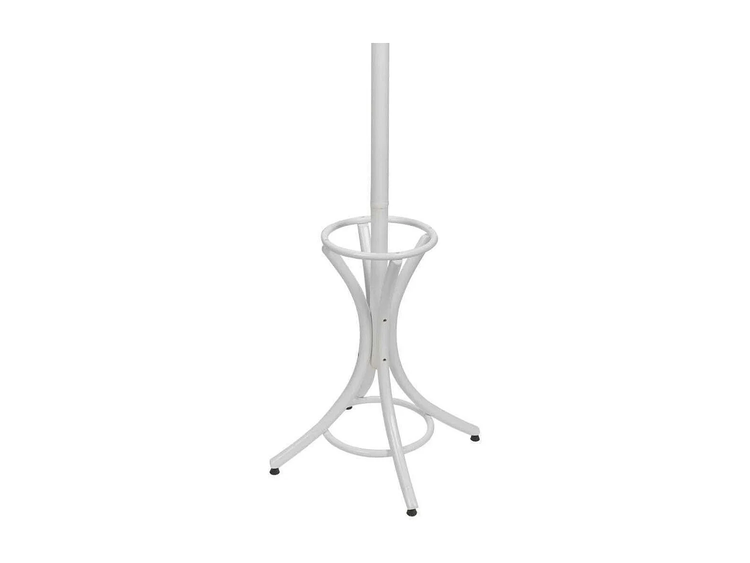 Porte-manteau sur pied en bois blanc 53x39x187 cm (hauteur)