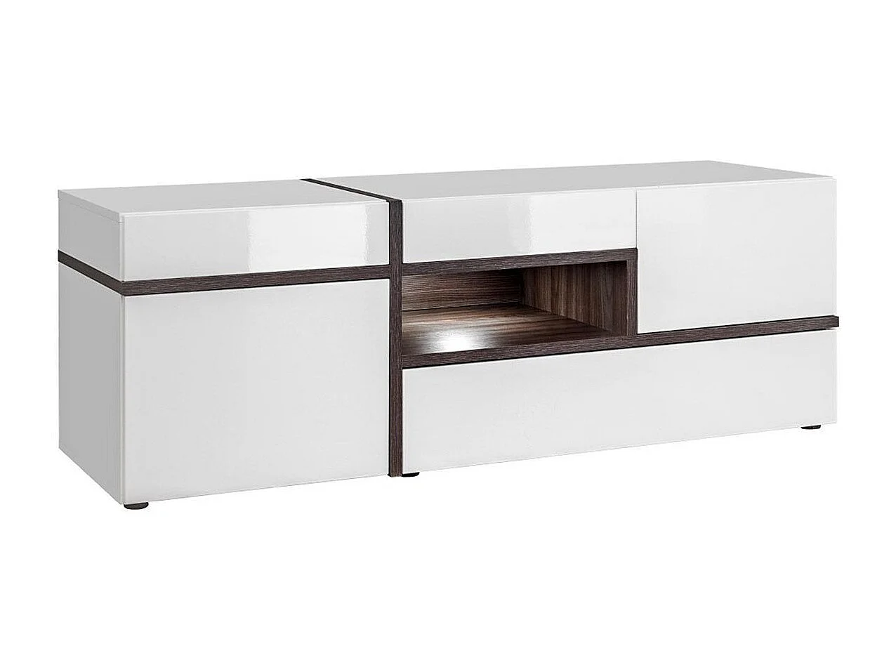 Szafka RTV CROSS 150 biała