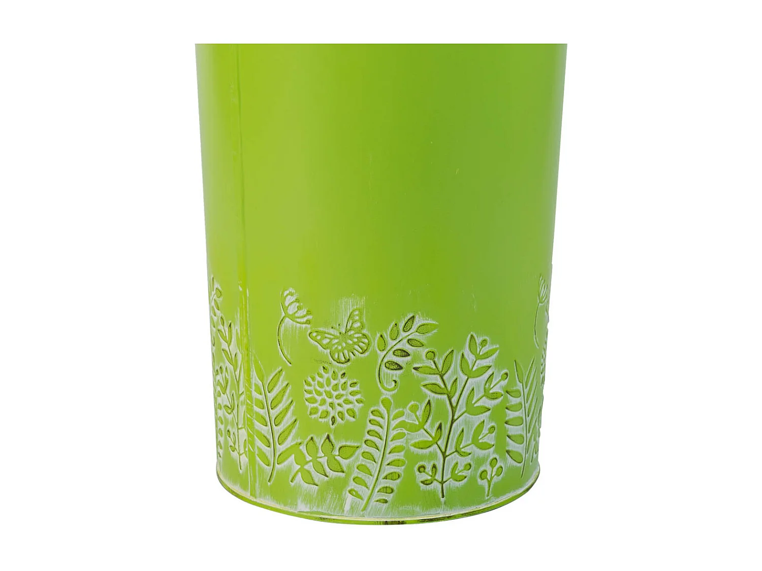 Portaombrelli tondo in metallo verde d23,5x50h b:18