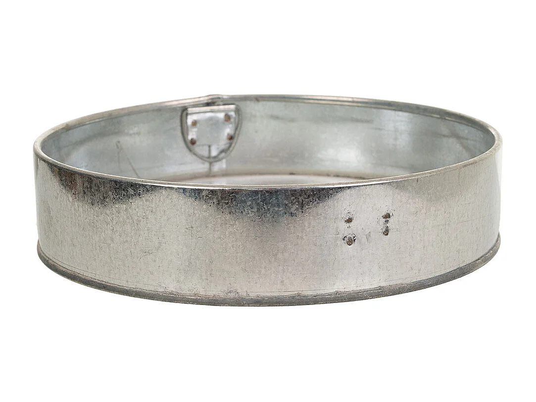 Paragüero redondo de madera acabado en capiz gris 20x20x56