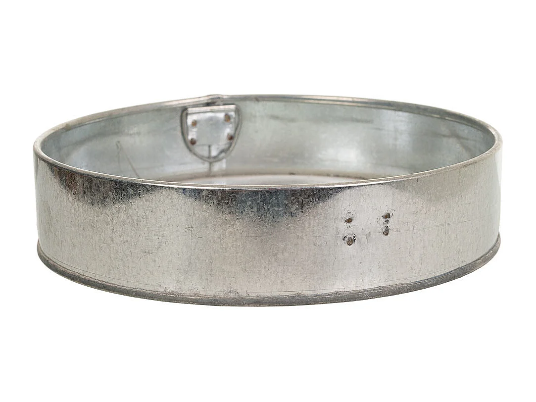 Paragüero redondo de madera acabado en capiz gris 20x20x56