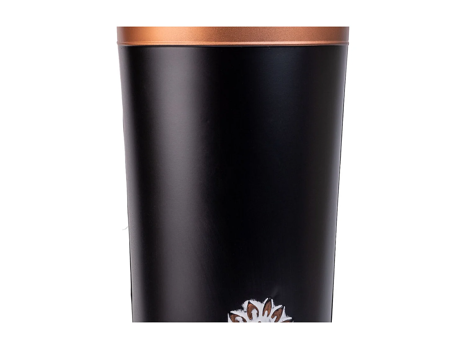 Portaombrelli tondo in metallo nero d23,5x50h b:18