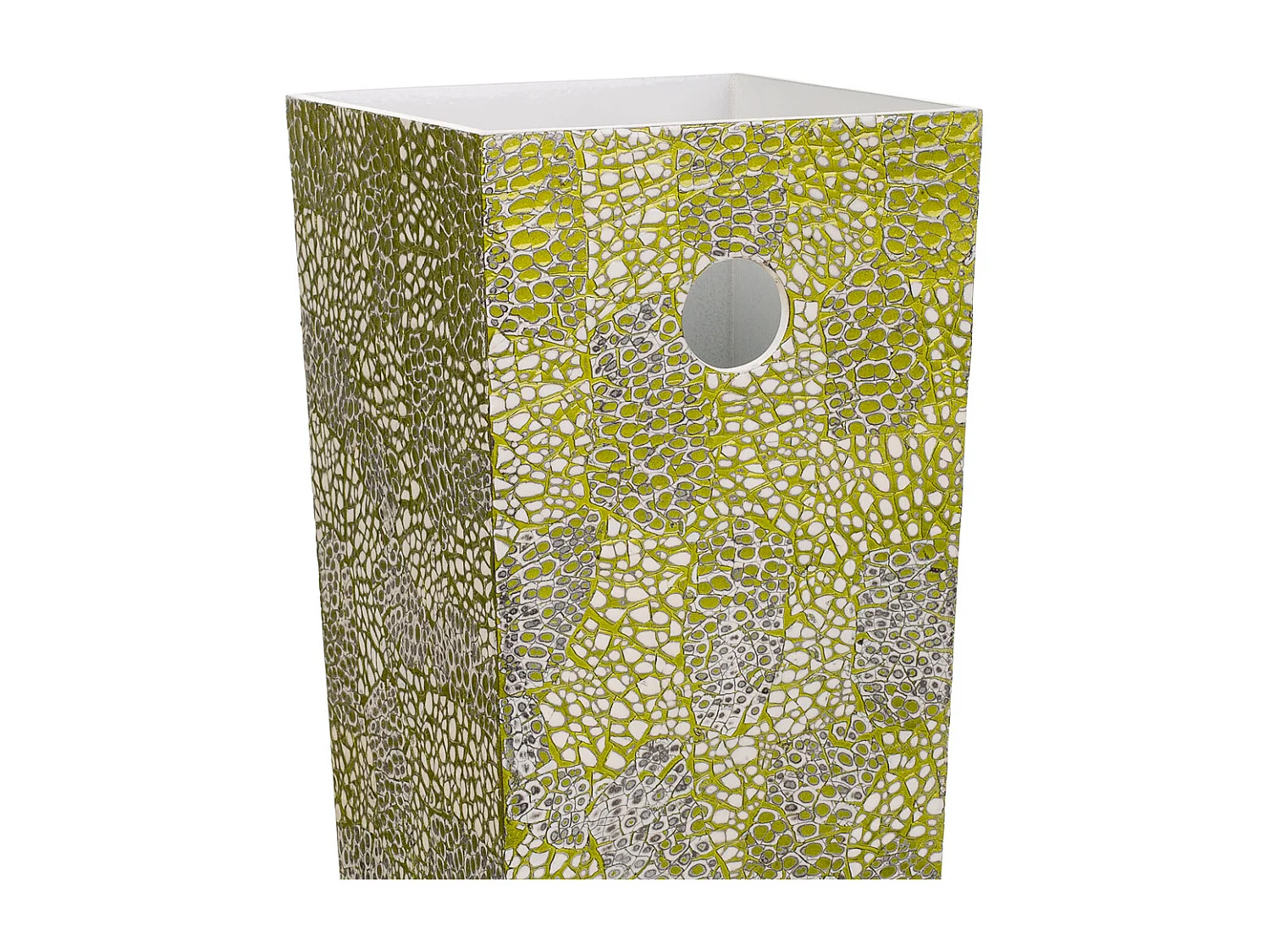 Grüner Mosaik-SchirmstÃ¤nder 20x20x57h cm