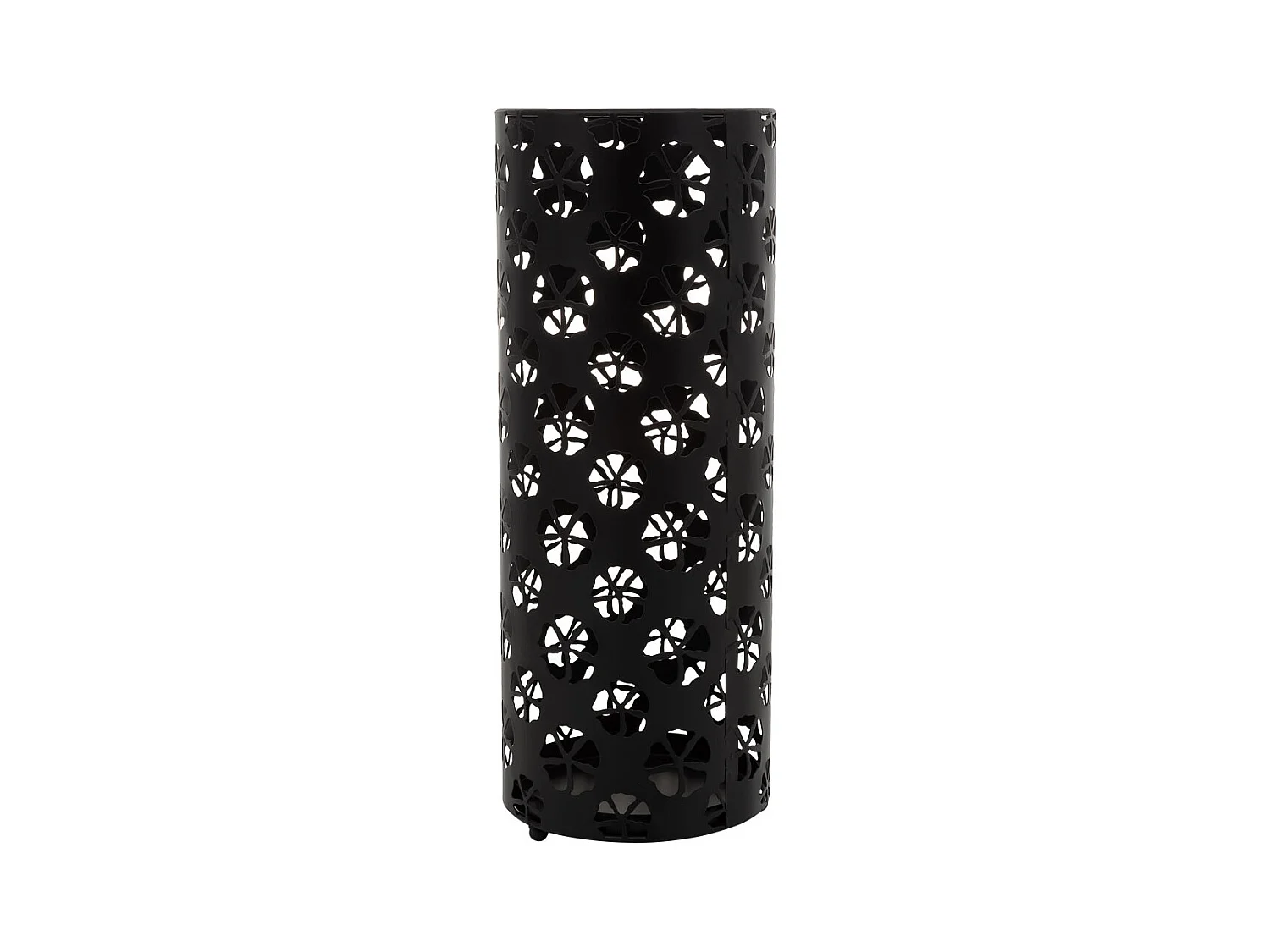 Porte-parapluie rond en métal noir d20x50h