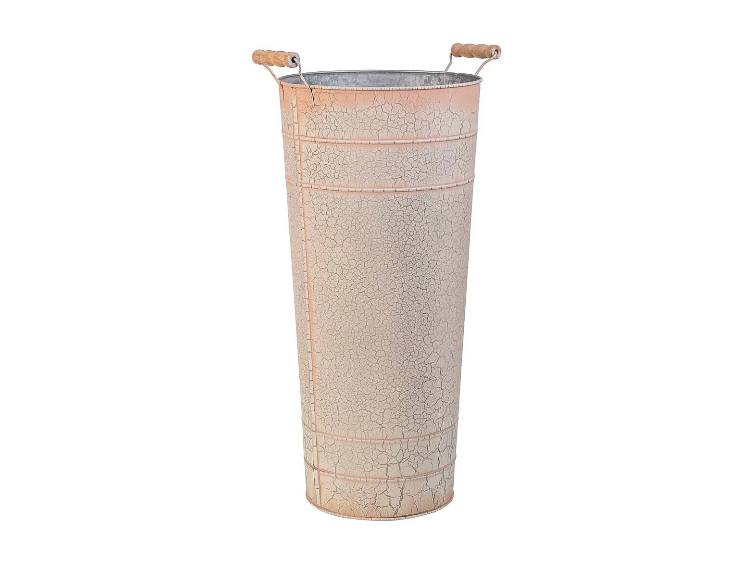 Portaombrelli tondo in metallo rosa d23,5x50h b:18