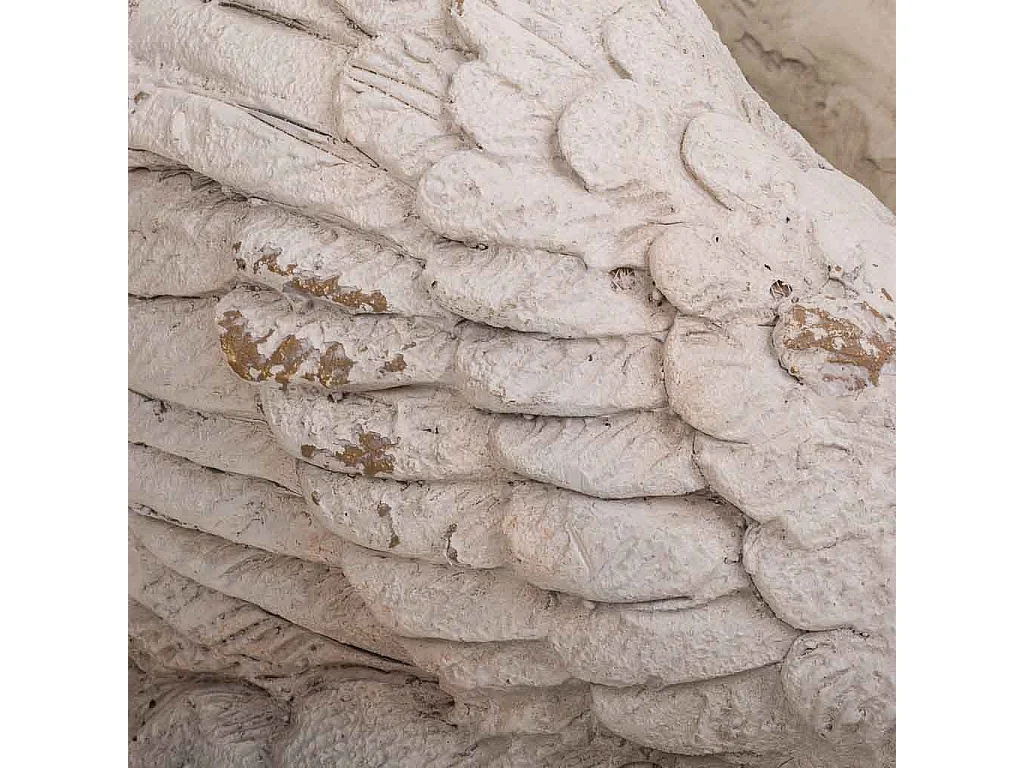 Macetero cisne decorativa de magnesio 51x35x48