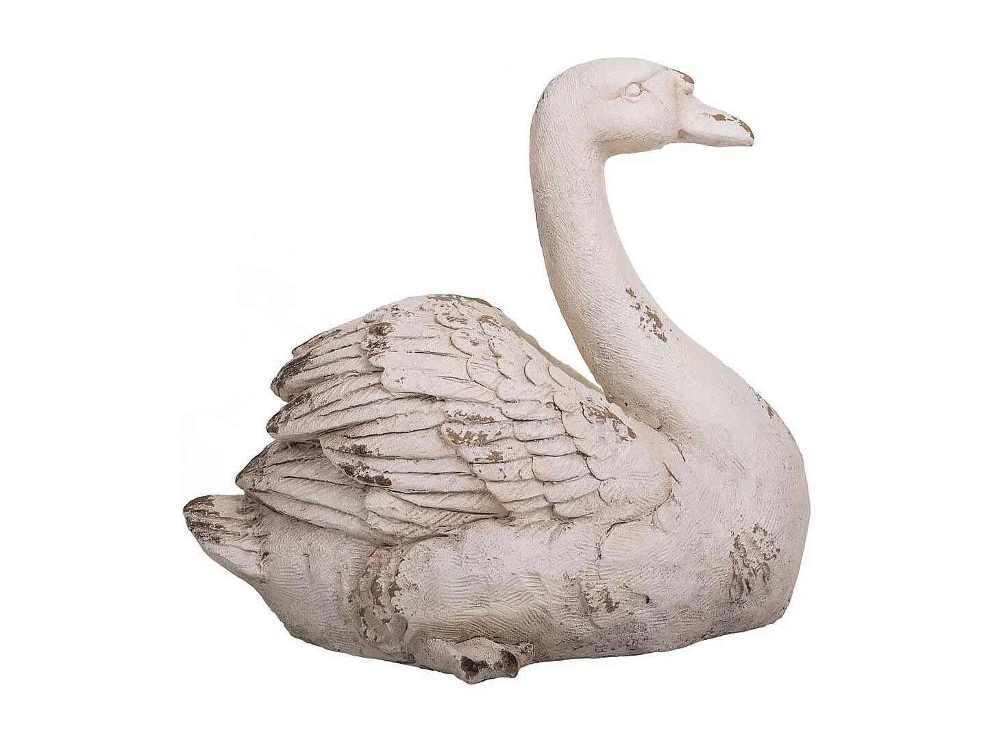 Vaso de flores decorativa de cisne em magnésio 51x35x48