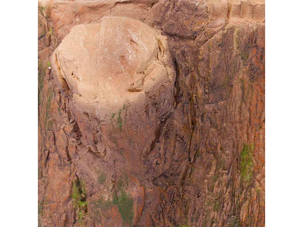 Vaso de flores de tronco com anão 27x27x27,5