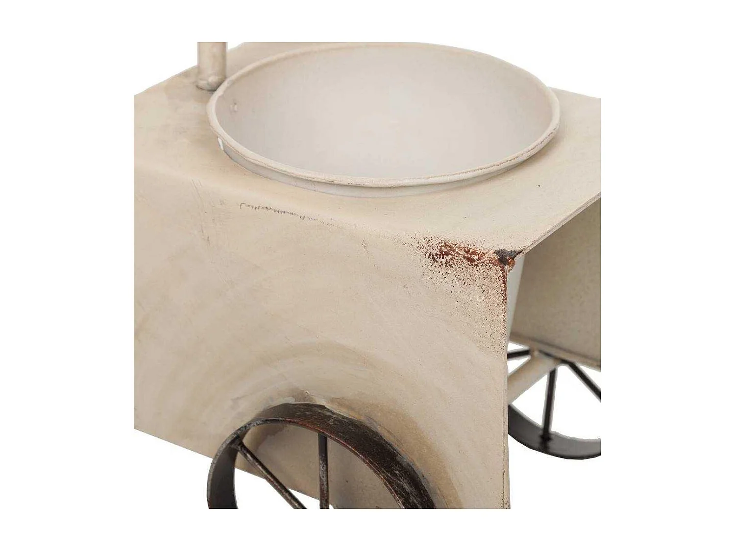 Metall-Blumentopf-Dreirad 34x16,5x37h cm