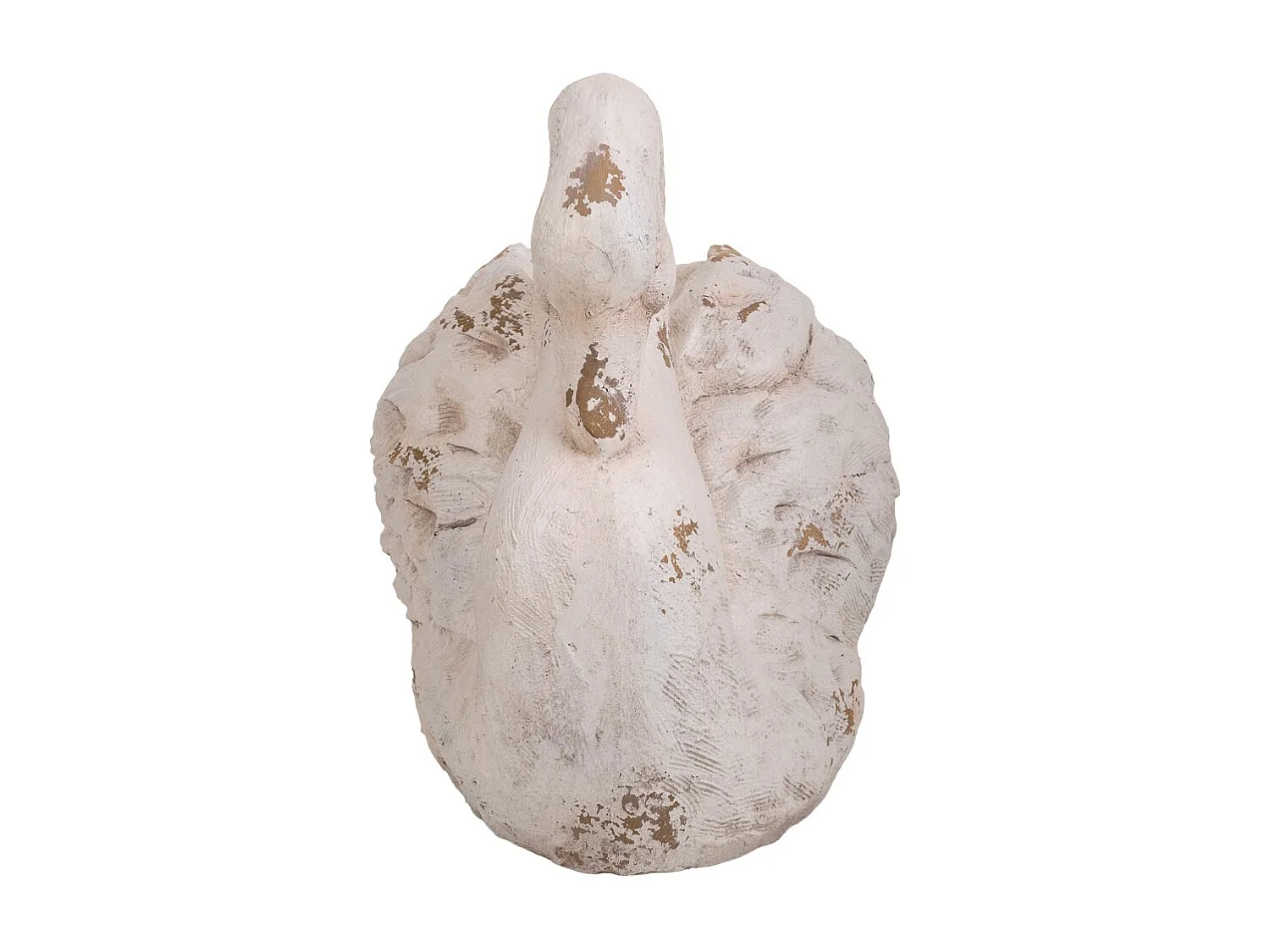 Fioriera decorativa cigno in magnesio 61x36x46h