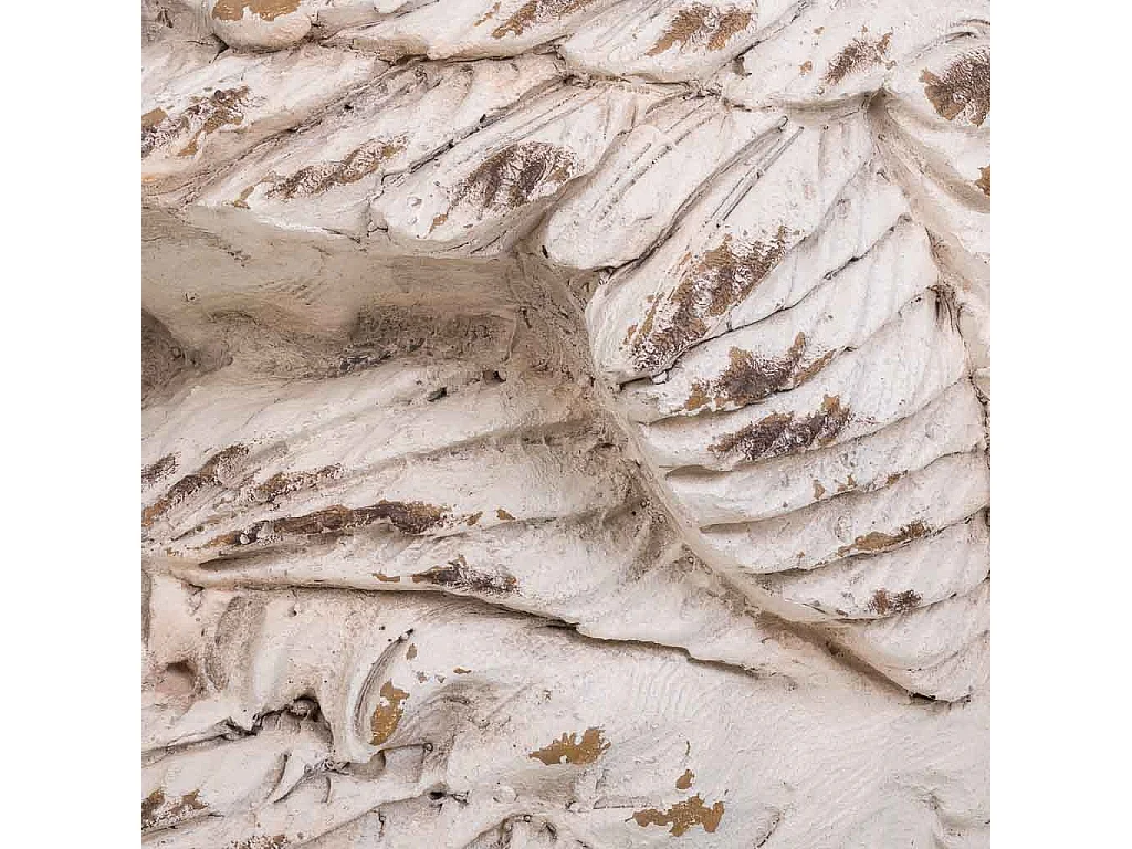 Fioriera decorativa cigno in magnesio 61x36x46h