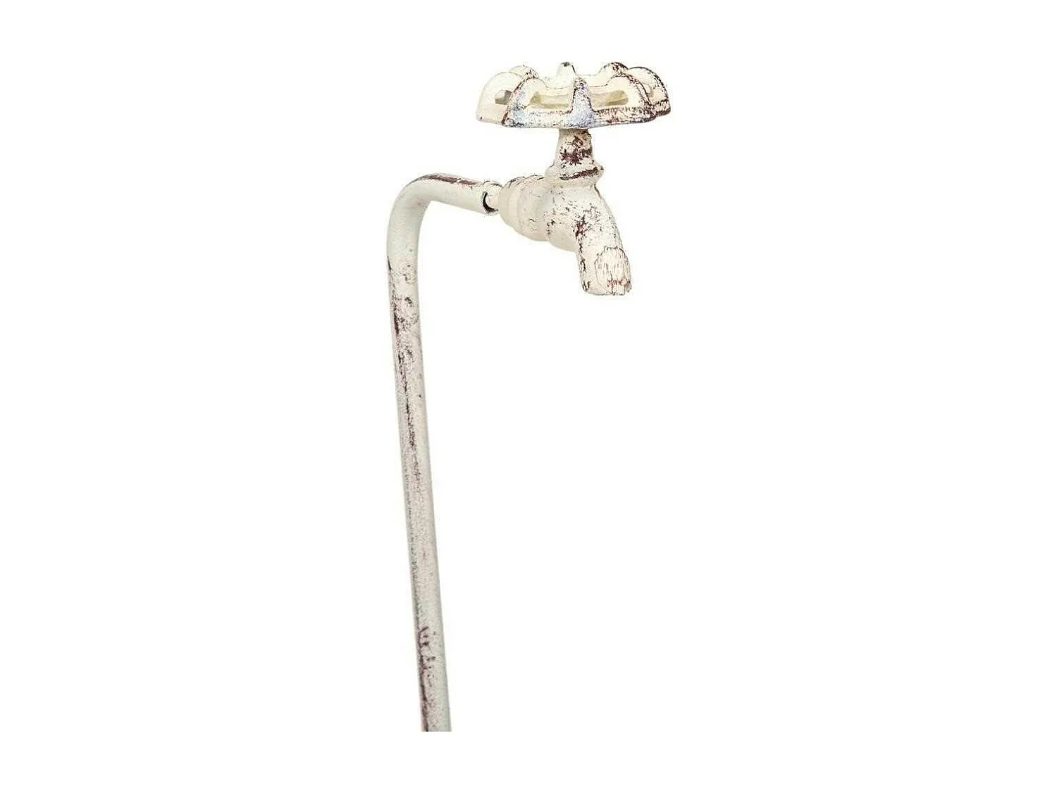 Fioriera in metallo bianco 95x23x69h