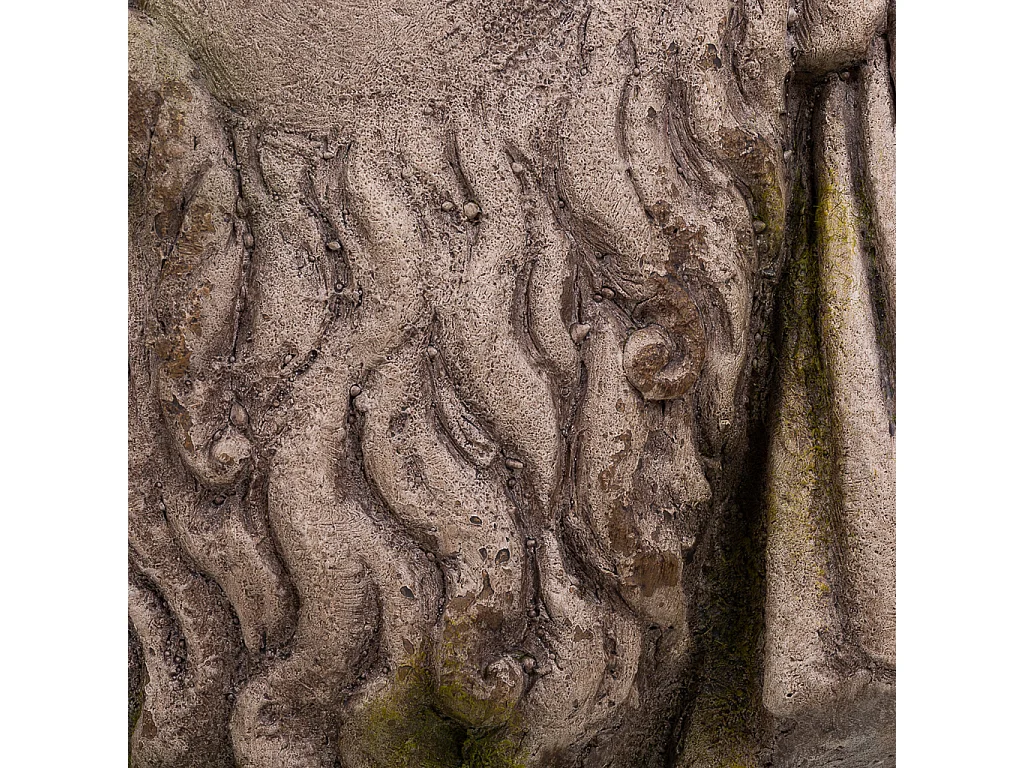 Vaso decorativo in magnesio 30x25x39h