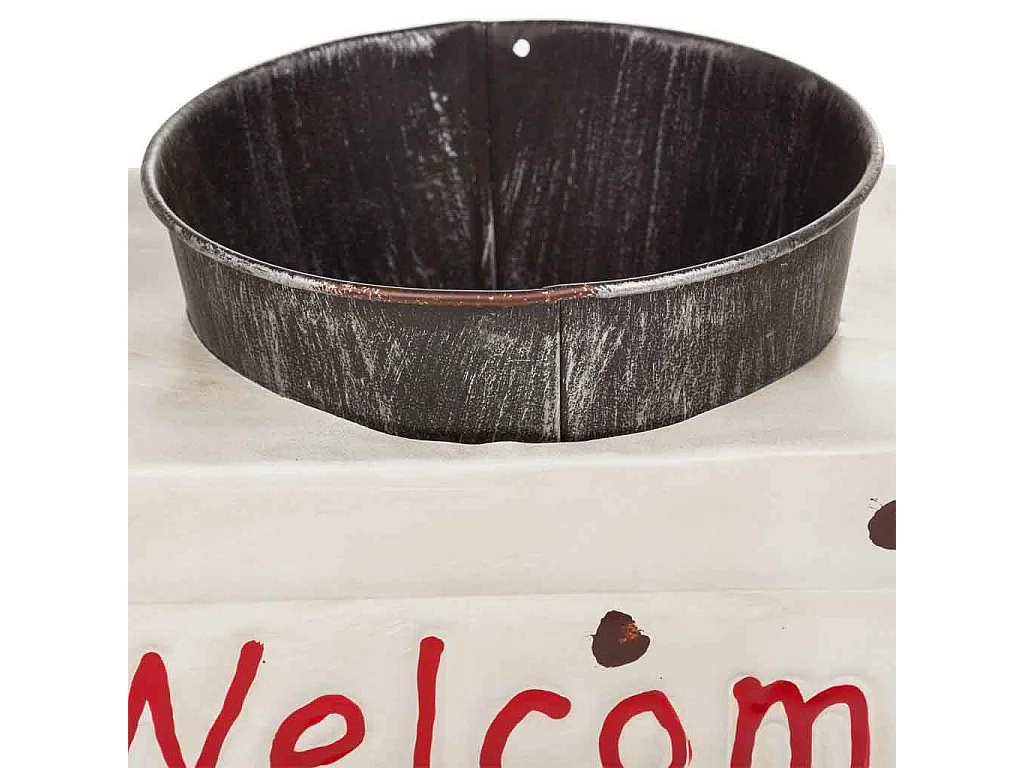 Triciclo portafiori in metallo 49x34x52h