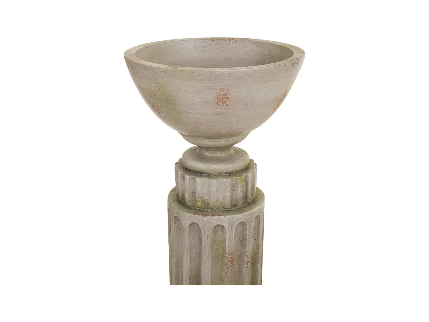 Pot de fleurs pilier en magnésium 42x42x104h