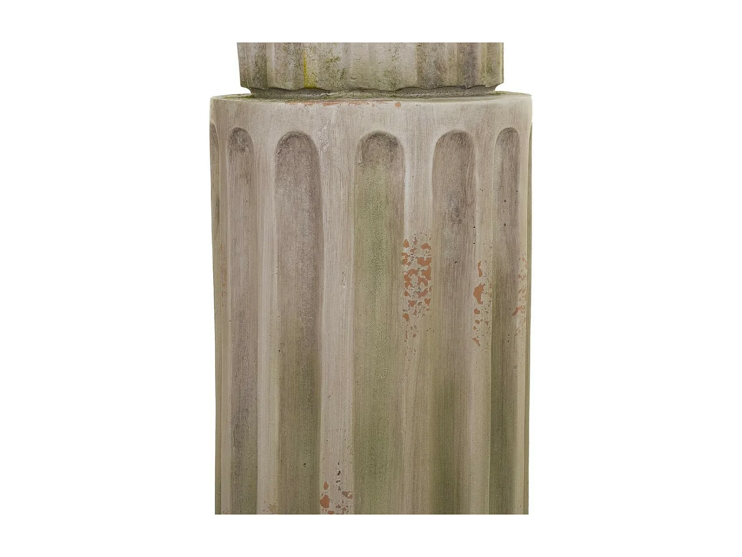 Pot de fleurs pilier en magnésium 42x42x104h