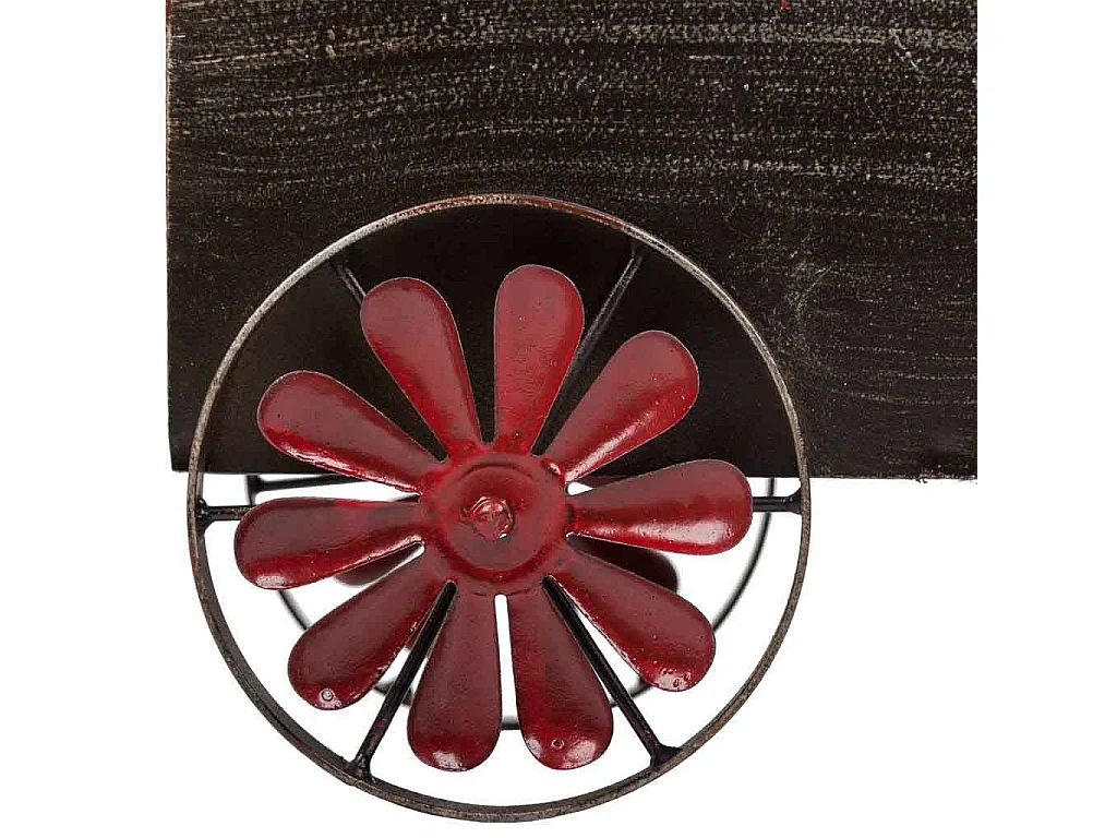 Blumenwagen aus Metall 37,5x21x37h cm