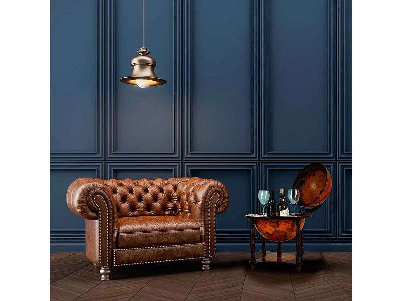 Portabottiglie globo marrone 42x42x57h