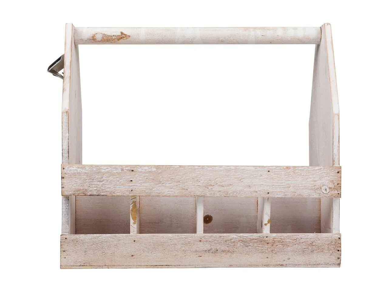 Casier à bouteilles en bois marron 37x19x33h