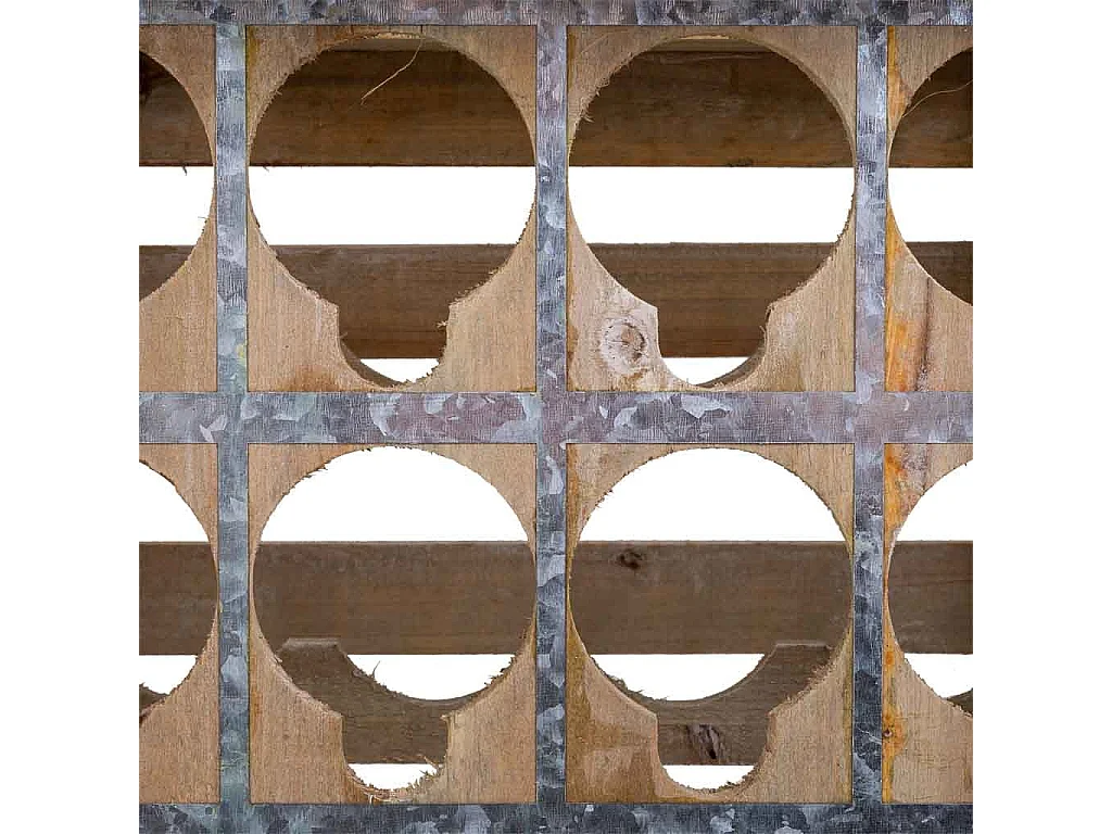 Cajón botellero de madera marrón 41x32x55