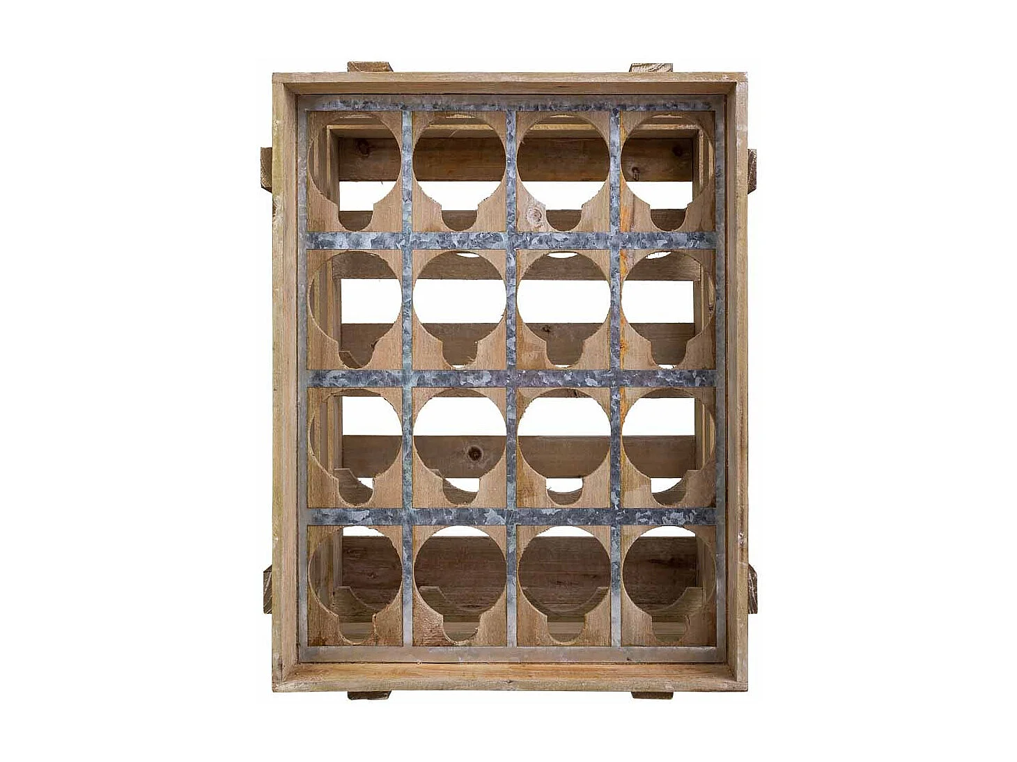 Tiroir casier à vin en bois marron 41x32x55h