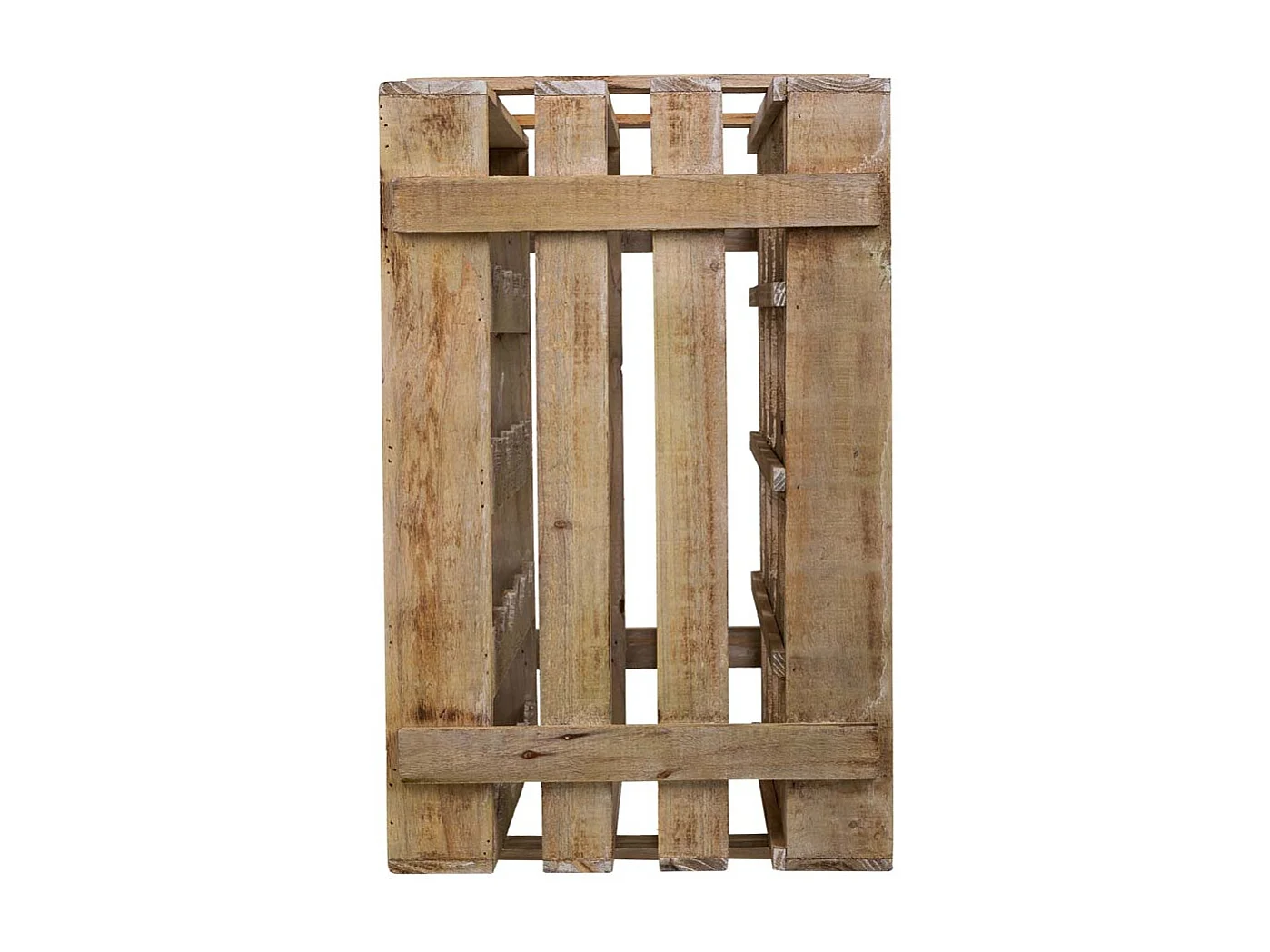Tiroir casier à vin en bois marron 41x32x55h