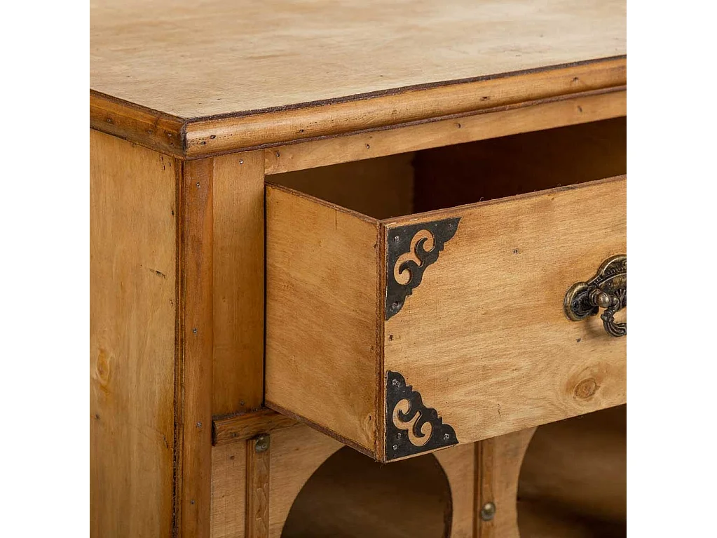 Braunes Weinregal aus Holz, 63 x 31 x 69,5 h cm